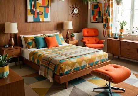Mid-Century Modern Bedroom